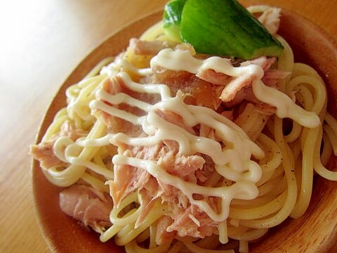 ツナと胡瓜サラダパスタ